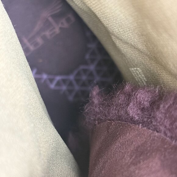 Dansko Camryn Leather Winter Boots Womens 8.5/9 EU 39 Brown Purple Lace Up - Picture 7 of 9